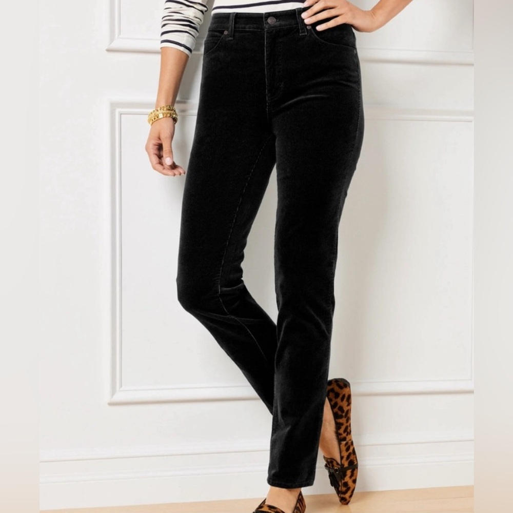 Talbots Black Corduroy Trousers